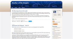 Desktop Screenshot of declineoftheempire.com